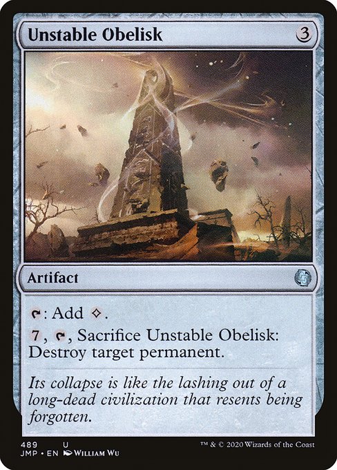 Unstable Obelisk (489) [Jumpstart]