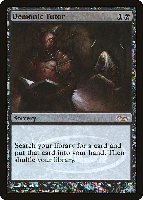 Demonic Tutor (3) [Judge Gift Cards 2008]