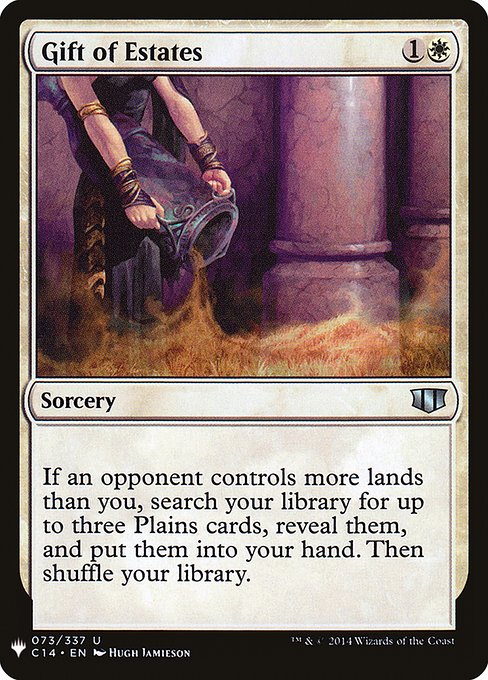Gift of Estates (C14-73) [The List]