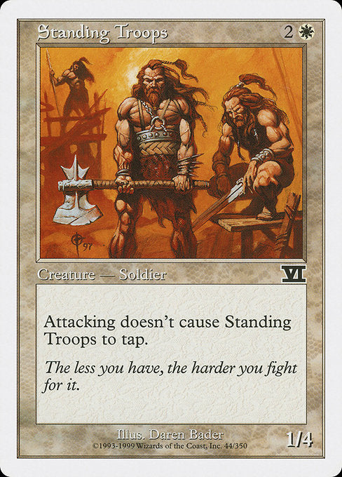 Standing Troops (44) [Classic Sixth Edition]