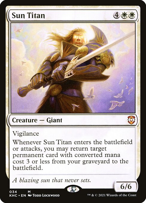 Sun Titan (34) [Kaldheim Commander]