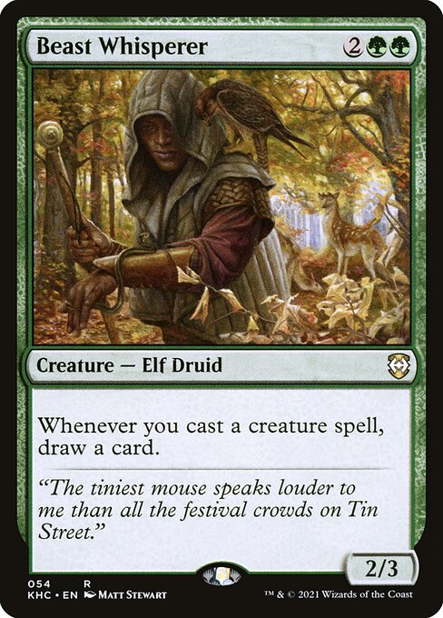 Beast Whisperer (54) [Kaldheim Commander]