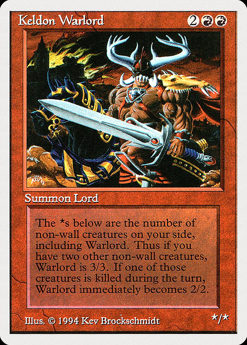 Keldon Warlord (160) [Summer Magic / Edgar]