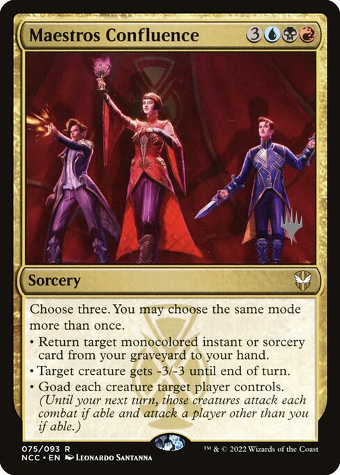 Maestros Confluence (75p) [New Capenna Commander Promos]