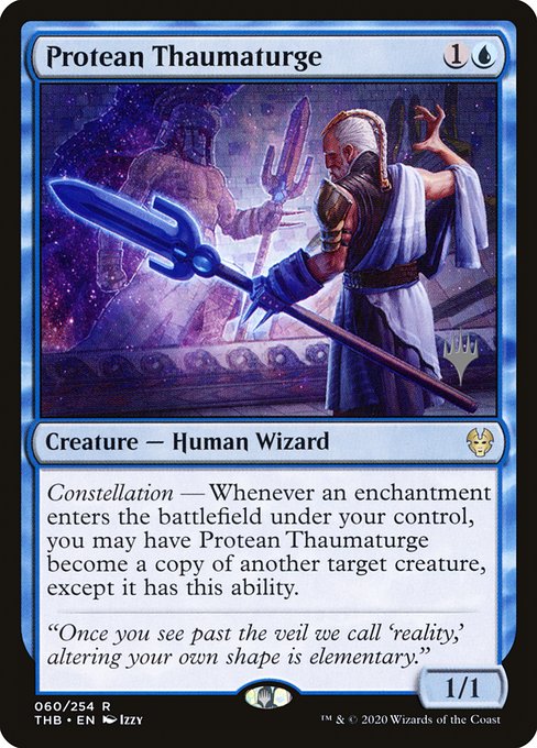 Protean Thaumaturge (60p) [Theros Beyond Death Promos]