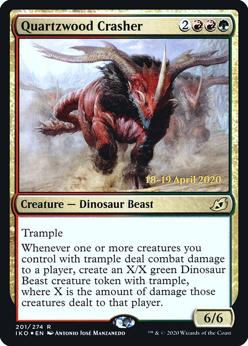 Quartzwood Crasher (201s) [Ikoria: Lair of Behemoths Promos]