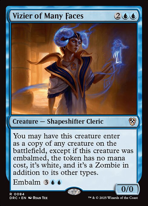 Vizier of Many Faces (84) [Aetherdrift Commander]