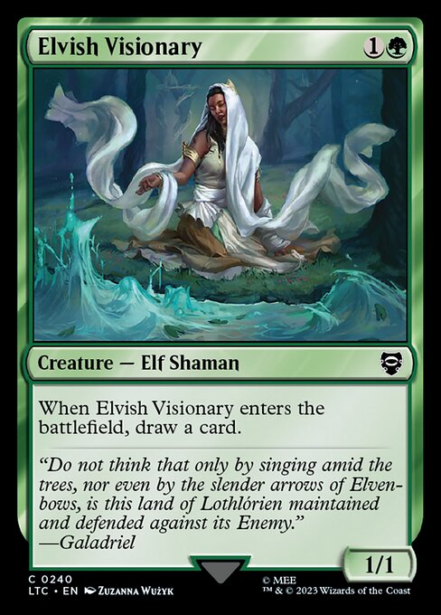 Elvish Visionary (240) [Tales of Middle-earth Commander]
