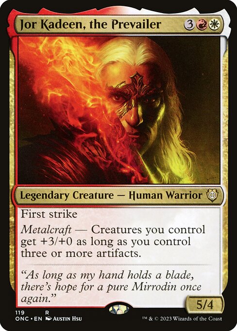 Jor Kadeen, the Prevailer (119) [Phyrexia: All Will Be One Commander]
