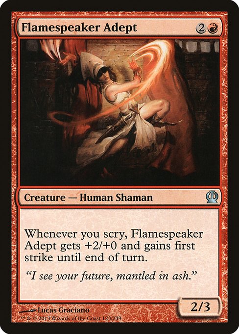 Flamespeaker Adept (123) [Theros]