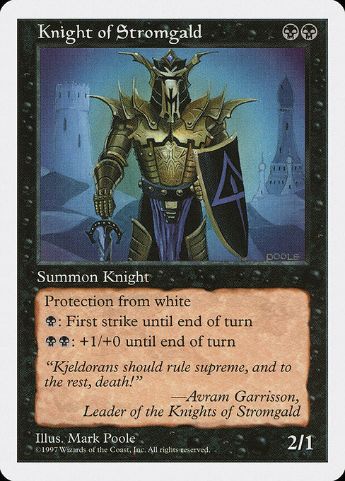 Knight of Stromgald (171) [Fifth Edition]