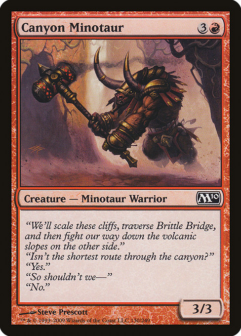 Canyon Minotaur (130) [Magic 2010]