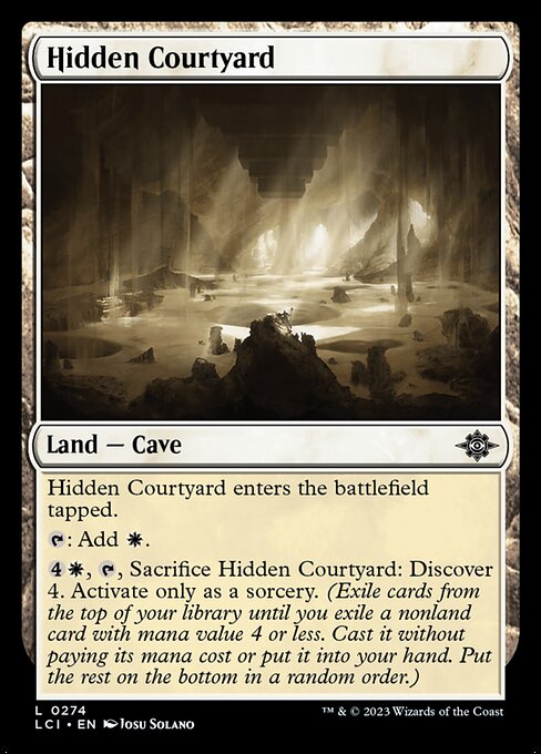 Hidden Courtyard (274) [The Lost Caverns of Ixalan]