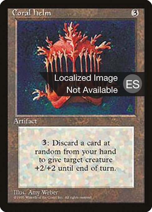 Coral Helm (310) [Fourth Edition Foreign Black Border]