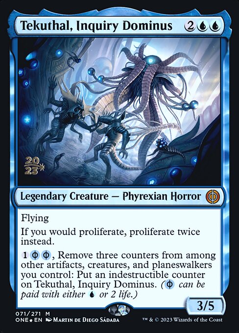 Tekuthal, Inquiry Dominus (71s) [Phyrexia: All Will Be One Promos]