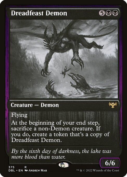 Dreadfeast Demon (375) [Innistrad: Double Feature]