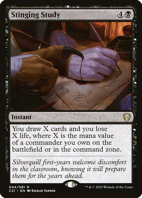 Stinging Study (44) [Commander 2021]