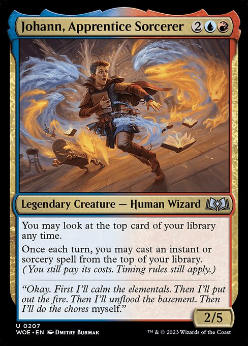 Johann, Apprentice Sorcerer (207) [Wilds of Eldraine]