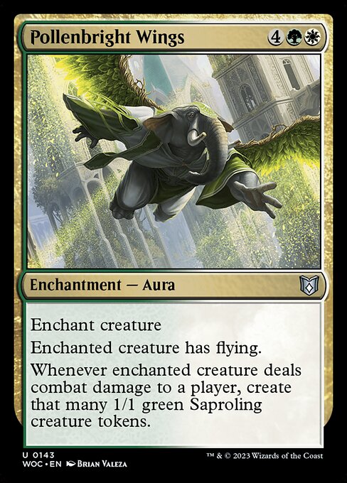 Pollenbright Wings (143) [Wilds of Eldraine Commander]