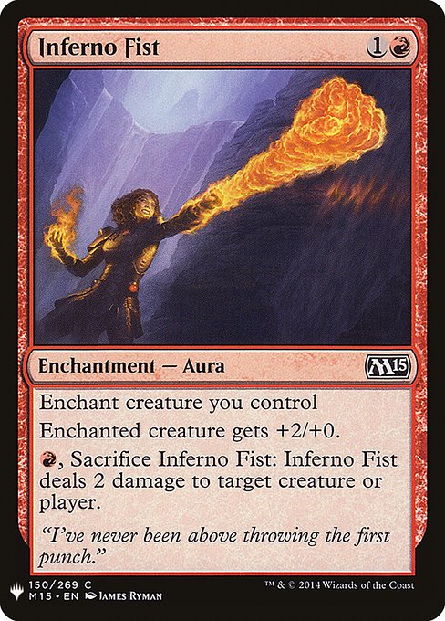 Inferno Fist (M15-150) [The List]