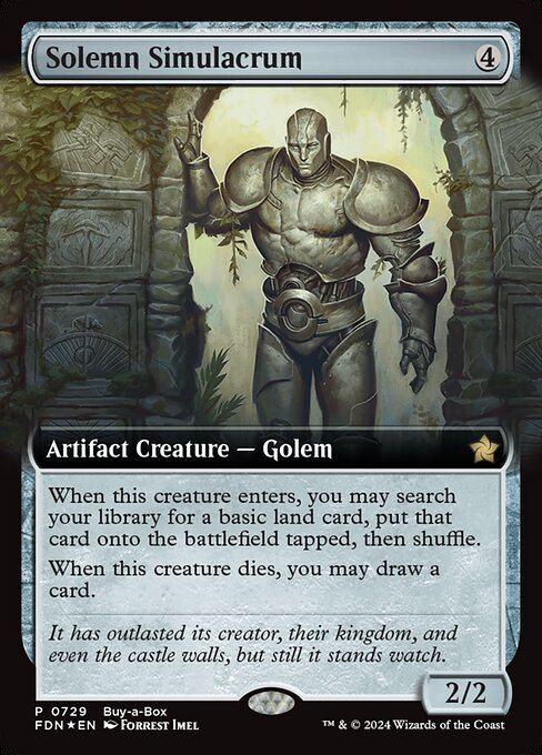 Solemn Simulacrum (729) [Foundations]