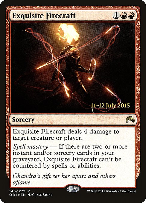 Exquisite Firecraft (143s) [Magic Origins Promos]