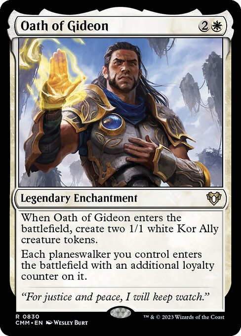 Oath of Gideon (830) [Commander Masters]