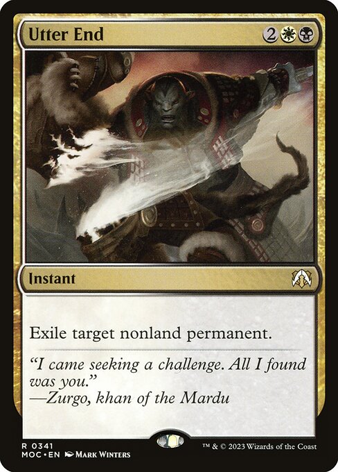 Utter End (341) [March of the Machine Commander]