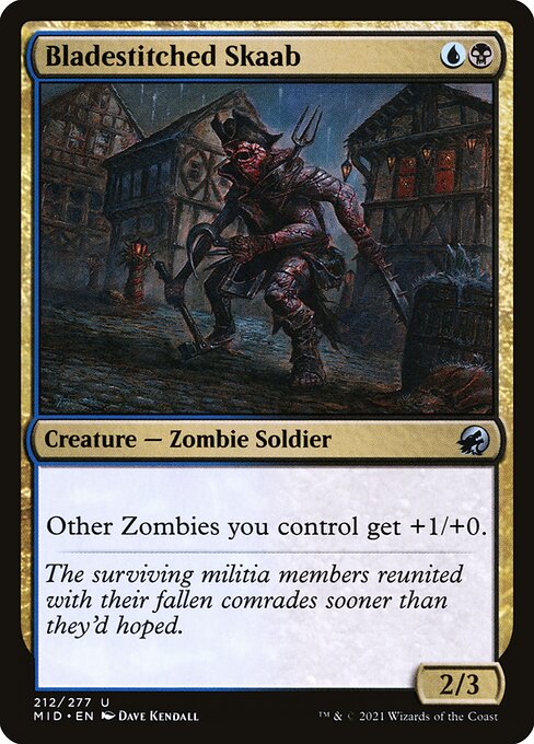 Bladestitched Skaab (212) [Innistrad: Midnight Hunt]