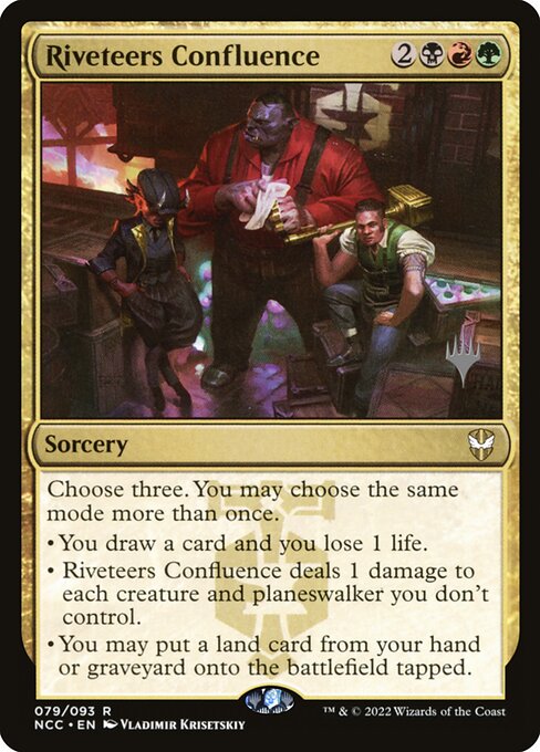 Riveteers Confluence (79p) [New Capenna Commander Promos]