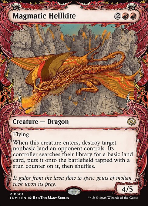 Magmatic Hellkite (301) [Tarkir: Dragonstorm]