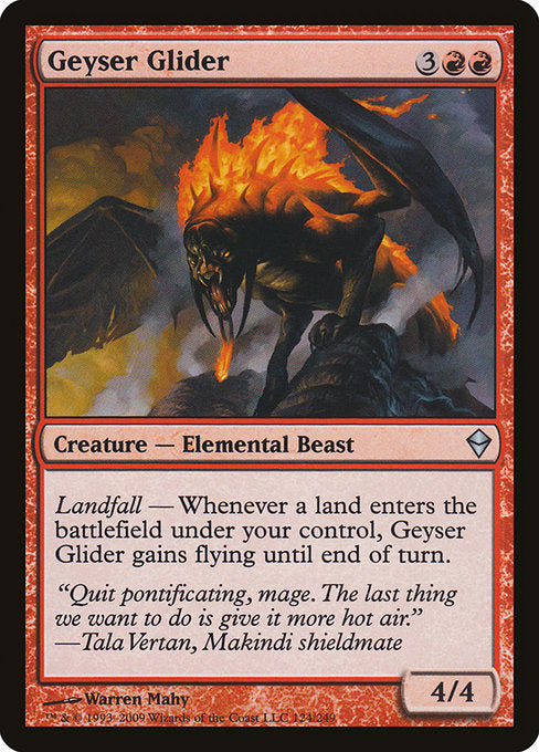 Geyser Glider (124) [Zendikar]