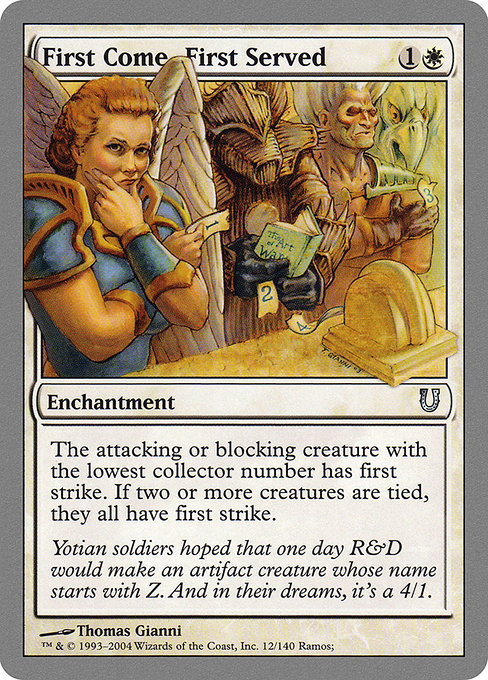 First Come, First Served (12) [Unhinged]