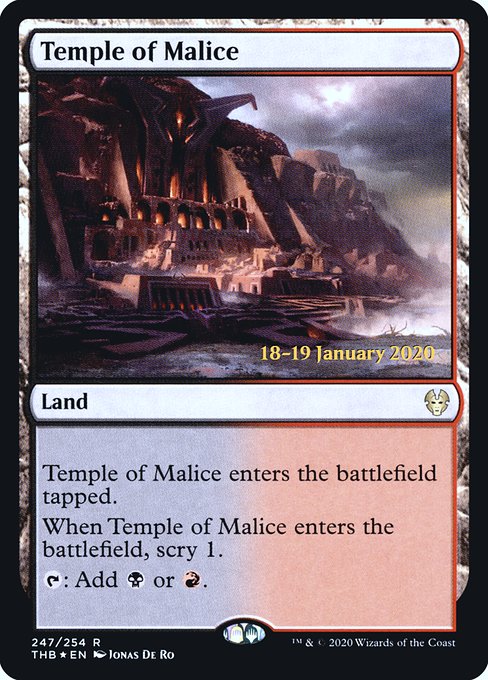 Temple of Malice (247s) [Theros Beyond Death Promos]