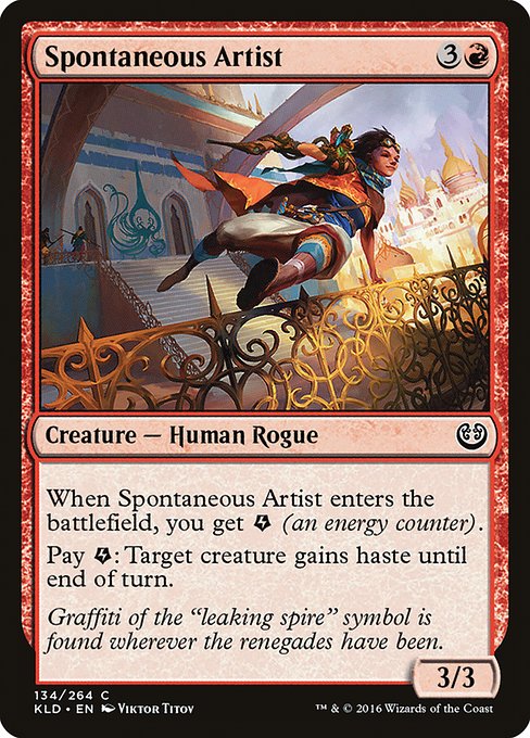 Spontaneous Artist (134) [Kaladesh]