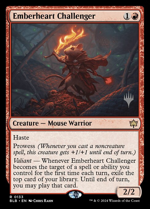 Emberheart Challenger (133p) [Bloomburrow Promos]