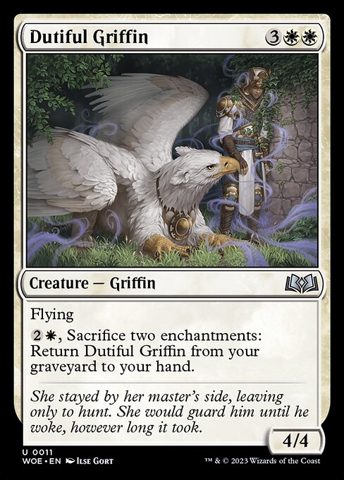 Dutiful Griffin (11) [Wilds of Eldraine]