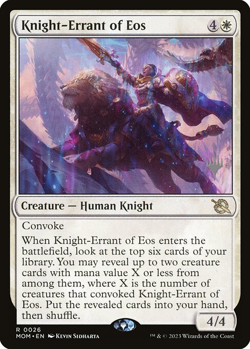 Knight-Errant of Eos (26p) [March of the Machine Promos]