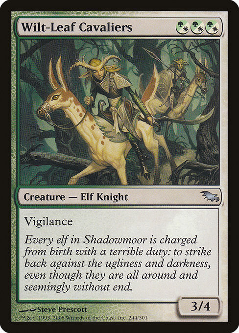Wilt-Leaf Cavaliers (244) [Shadowmoor]