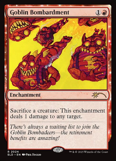 Goblin Bombardment (2024) [Secret Lair Drop]