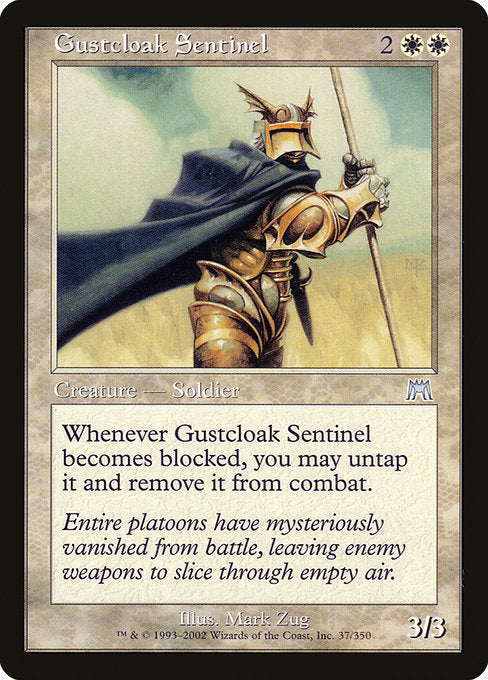 Gustcloak Sentinel (37) [Onslaught]