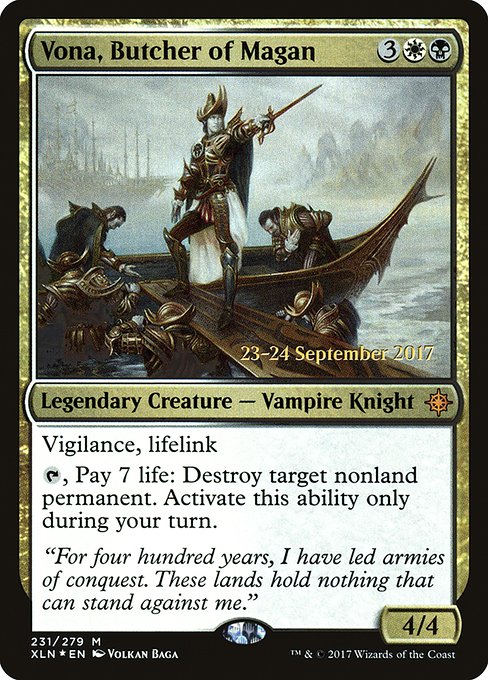 Vona, Butcher of Magan (231s) [Ixalan Promos]