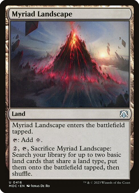 Myriad Landscape (416) [March of the Machine Commander]