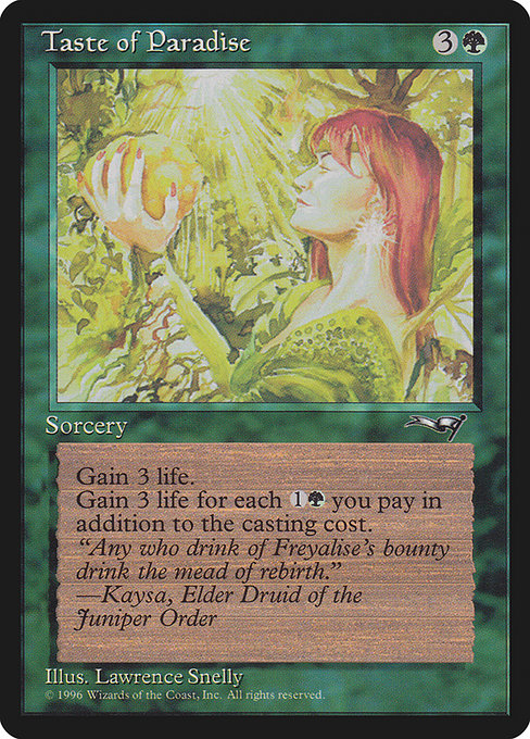 Taste of Paradise (100a) [Alliances]