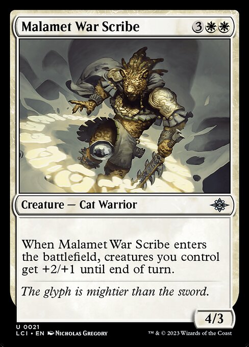 Malamet War Scribe (21) [The Lost Caverns of Ixalan]