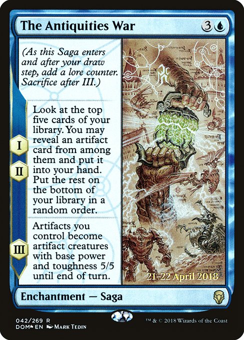 The Antiquities War (42s) [Dominaria Promos]