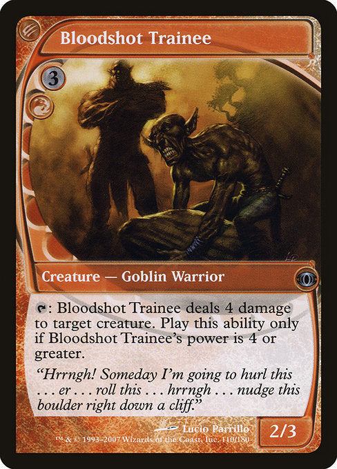 Bloodshot Trainee (110) [Future Sight]
