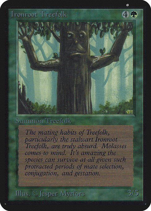 Ironroot Treefolk (203) [Limited Edition Alpha]