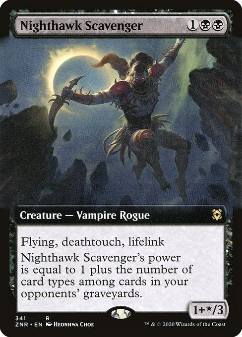 Nighthawk Scavenger (341) [Zendikar Rising] [Extended Art]