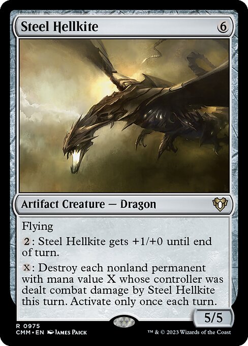 Steel Hellkite (975) [Commander Masters]